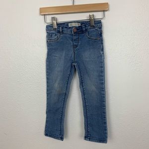 2 Pairs Zara Baby Girl Skinny jeans 18-24 mo